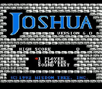 Joshua & the Battle of Jericho (USA) (v5.0) (Unl) screen shot title